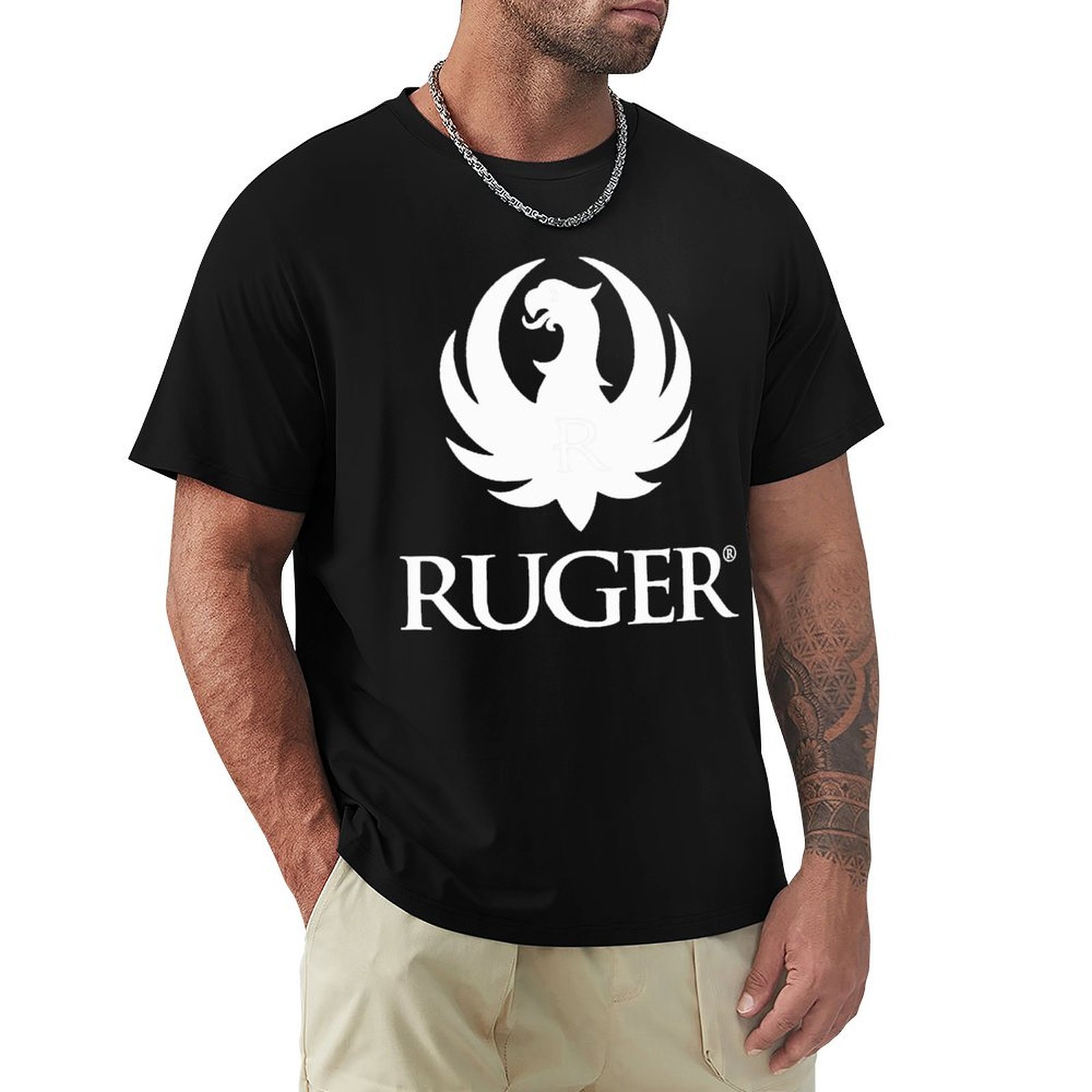 Kaos dengan Logo R.uger, merch - R/Anime Merchandise ulasan dan harga
